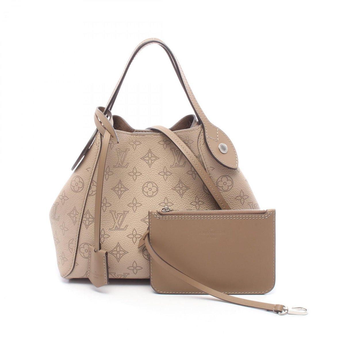 Preloved LOUIS VUITTON Hina PM 2WAY Galet Beige Handbag M54351 2107601191897