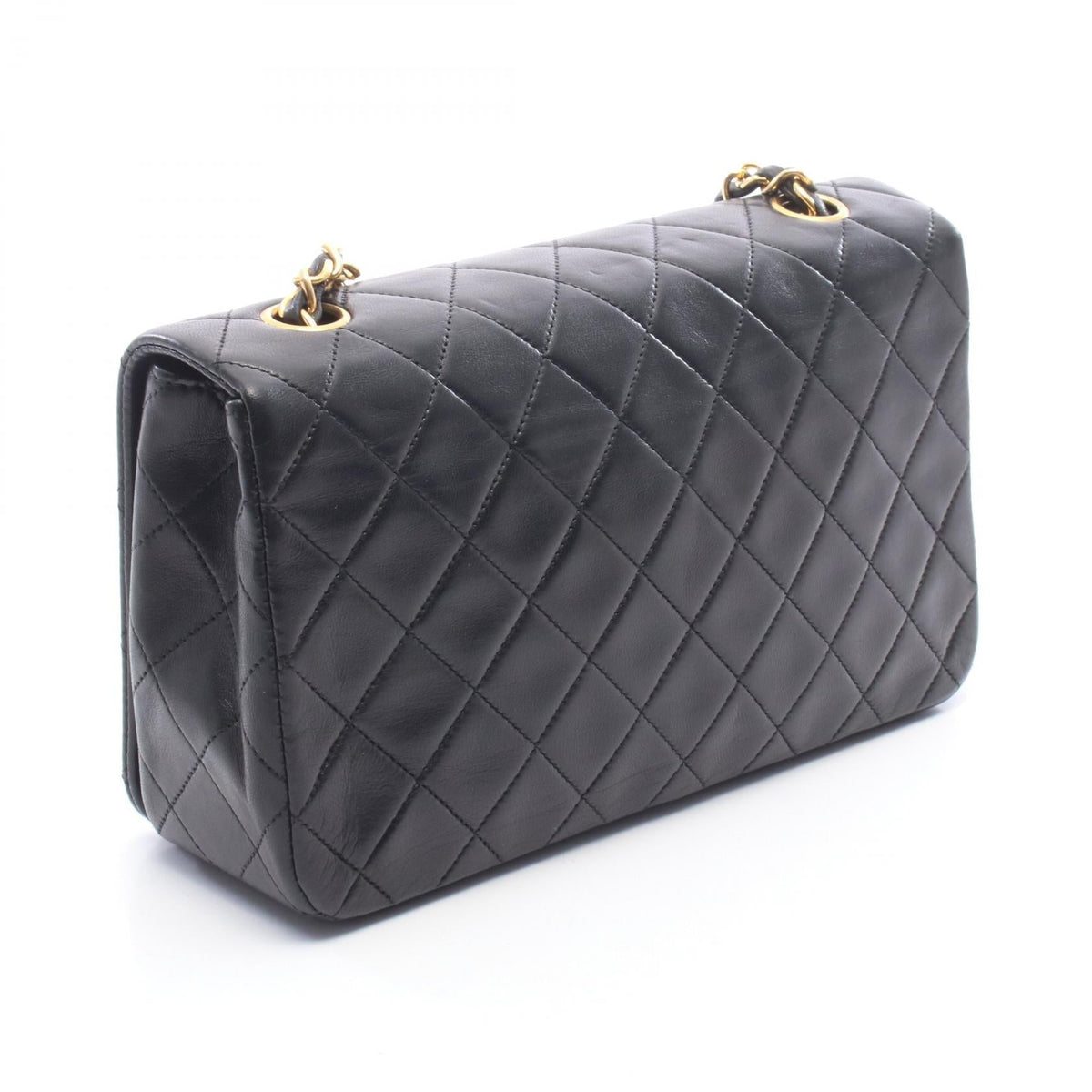 Preloved CHANEL Black Full flap Matelasse Lambskin (sheep leather) 2101220285098