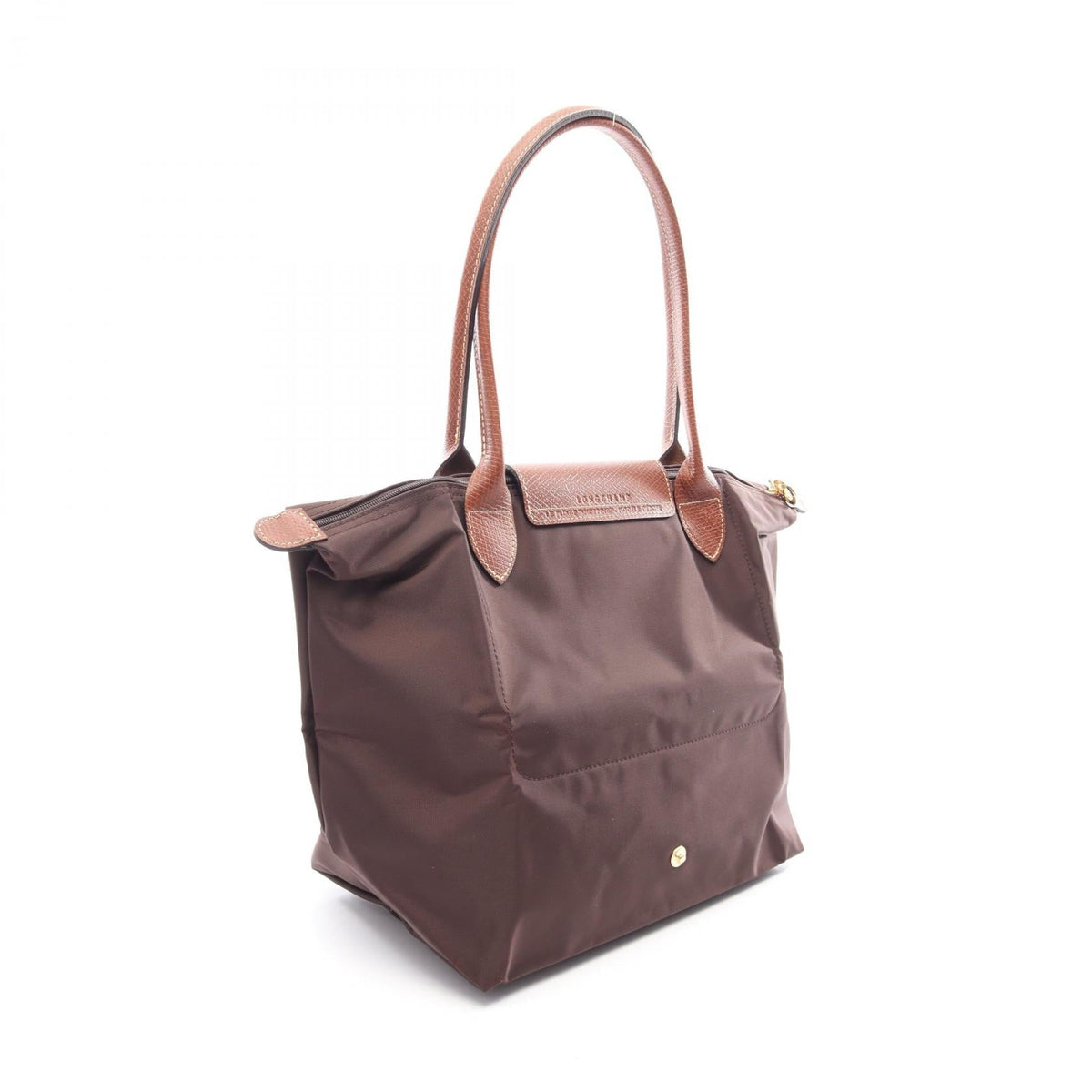 Preloved Longchamp LE PLIAGE ORIGINAL M LE PLIAGE ORIGINAL M Tote Bag Brown canvas×leather L2605089002 2101220294984
