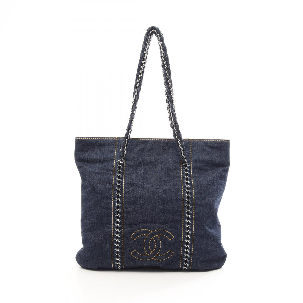 Preloved CHANEL Navy Luxury line denim 2101220285500