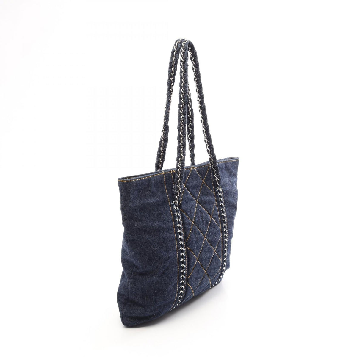Preloved CHANEL Navy Luxury line denim 2101220285500