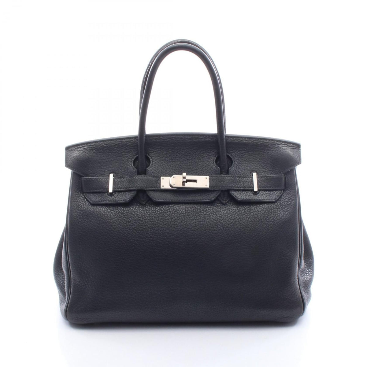 Preloved HERMES Birkin 30 Handbag Black Taurillon Clemence Other×Taurillon Clemence 2104102552080