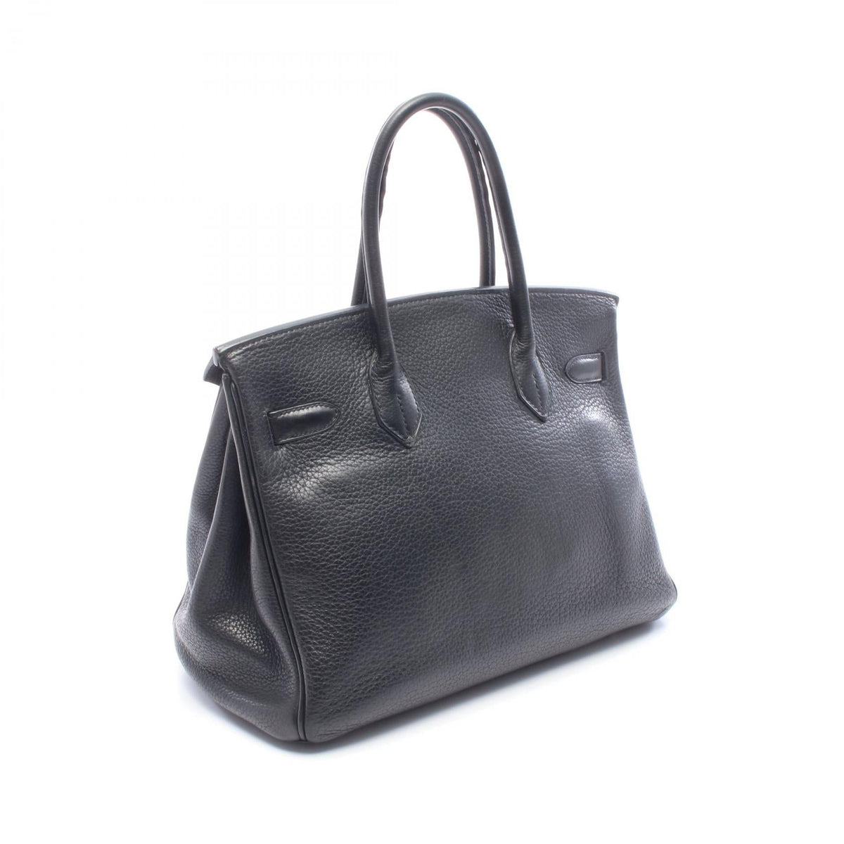 Preloved HERMES Birkin 30 Handbag Black Taurillon Clemence Other×Taurillon Clemence 2104102552080