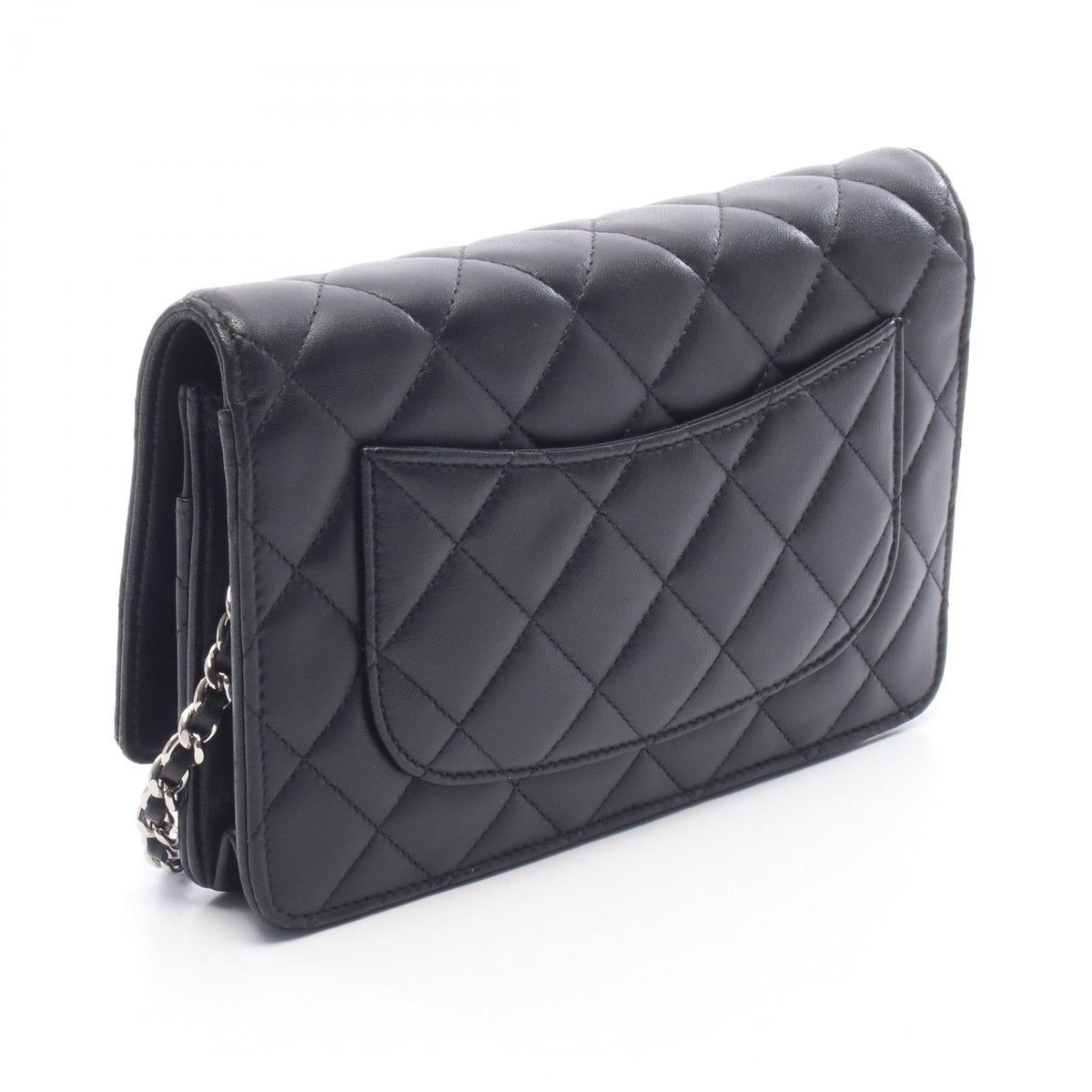 Preloved CHANEL Black Matelasse Lambskin (sheep leather) 2104102552103