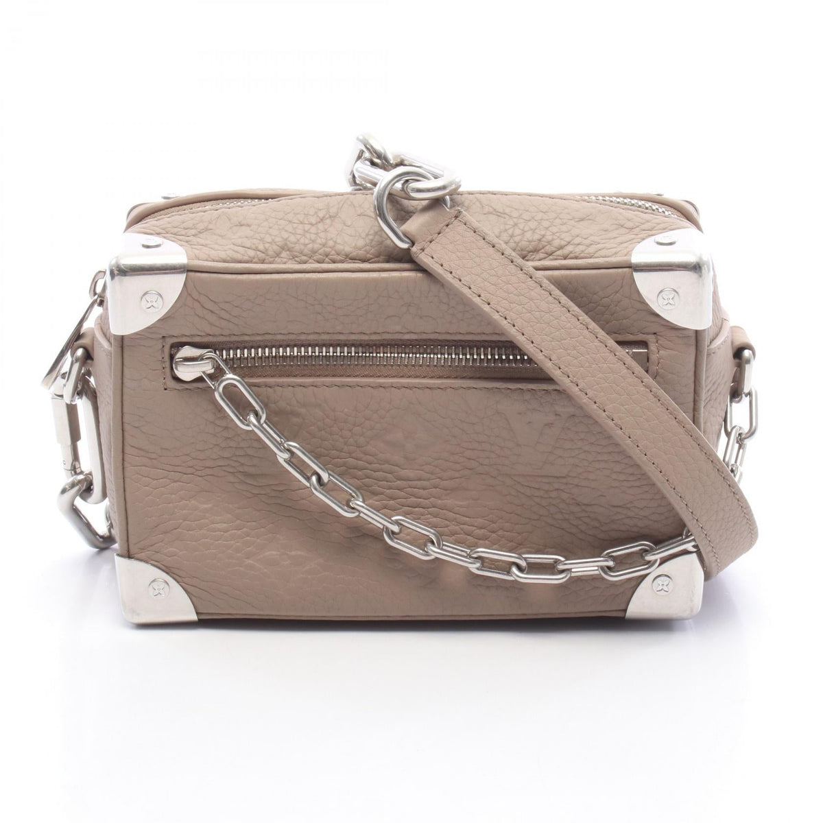 Preloved LOUIS VUITTON Mini Soft Trunk MonogramTaurillon Clemence Riverstone Beige Beige Shoulder Bag M13868 2101220288969