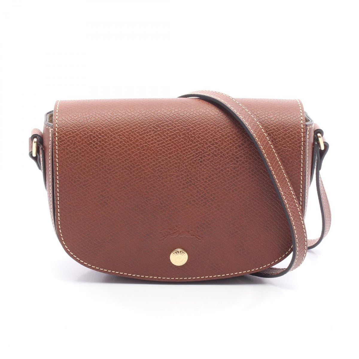 Preloved Longchamp EPURE S crossbody bag Shoulder Bag Brown leather 10253HYZ035 2101220295455