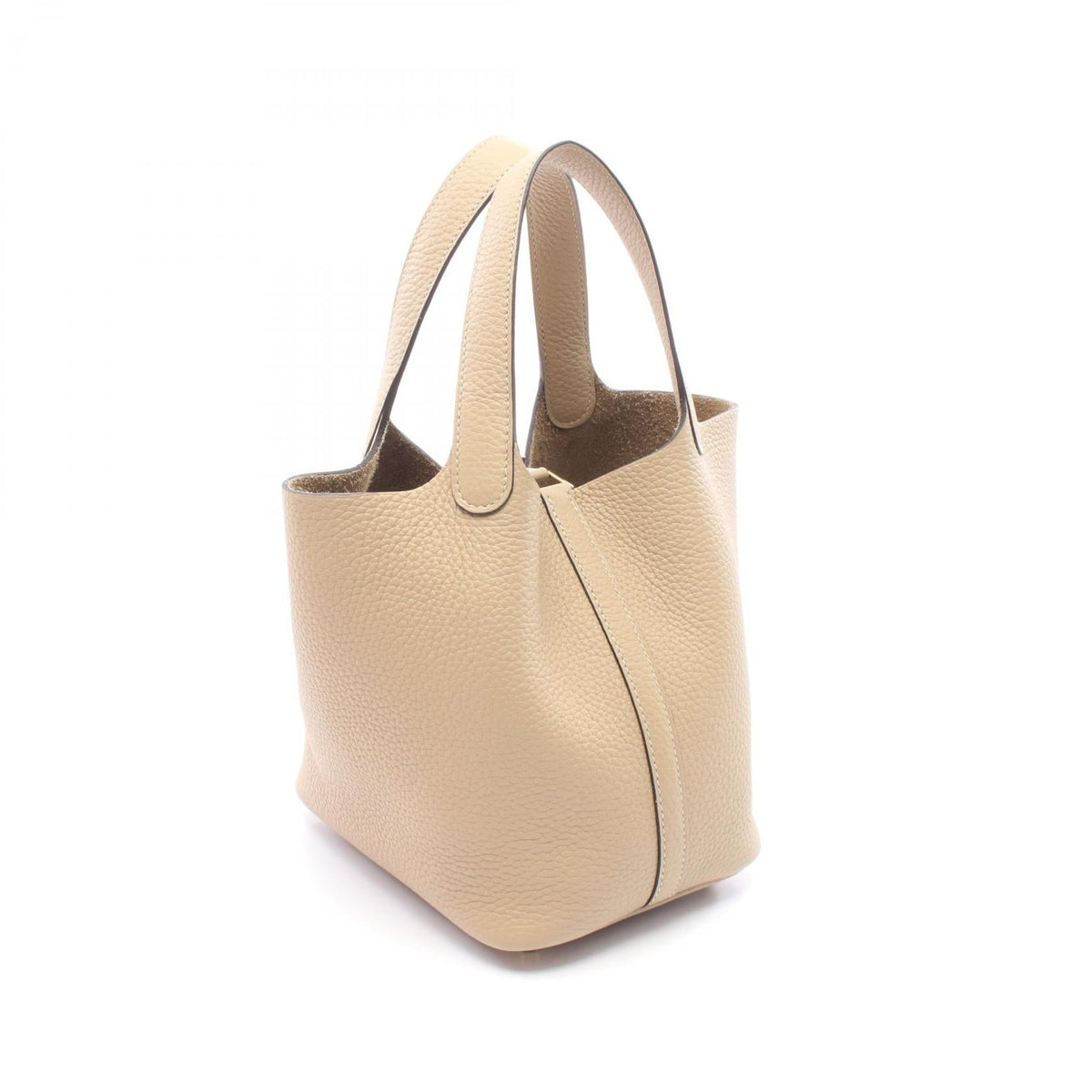 Preloved HERMES Picotin Lock PM HandbagTrench Trench Beige Taurillon Clemence leather×Taurillon Clemence 2101219608204