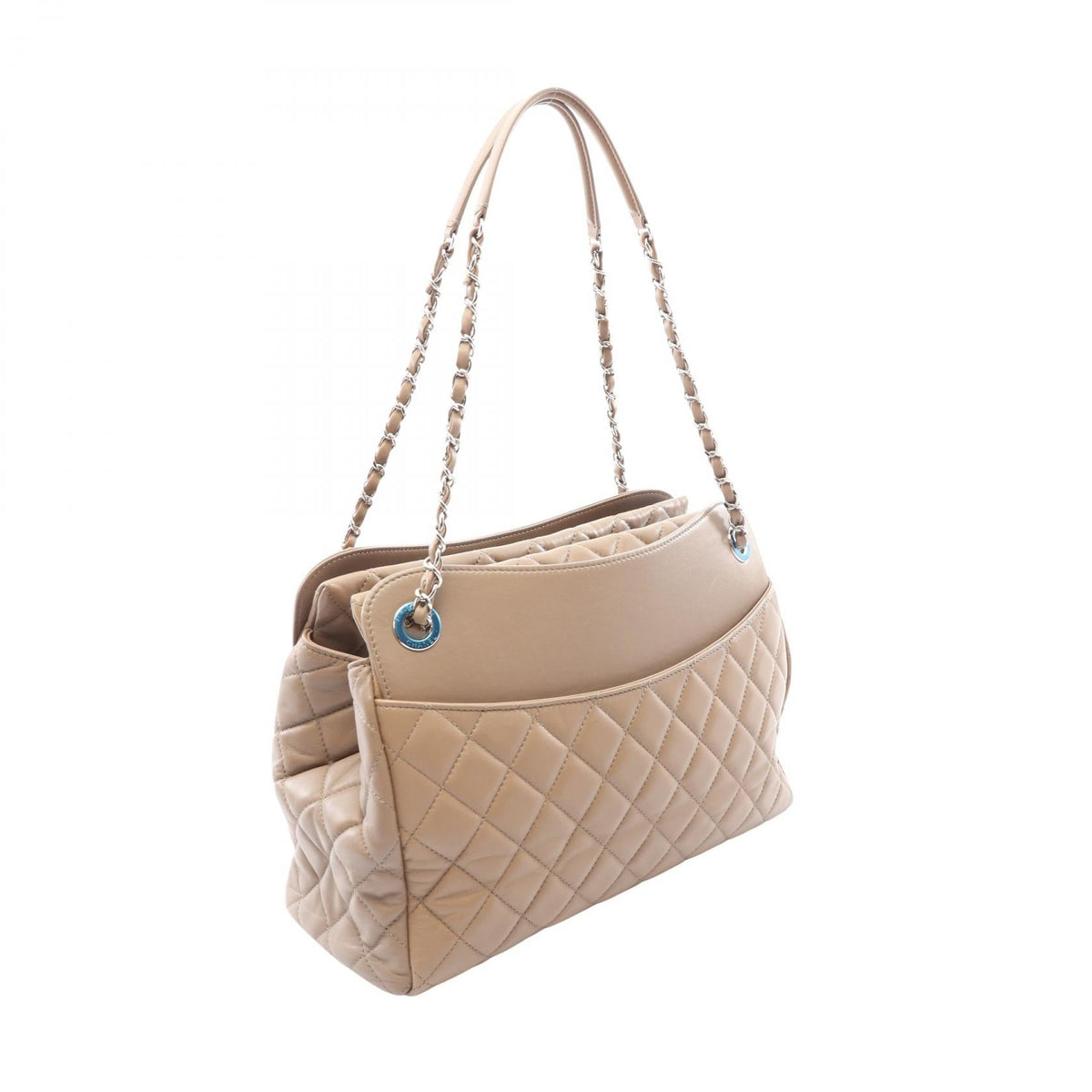 Preloved CHANEL Beige Matelasse Lambskin (sheep leather) 2101220244682