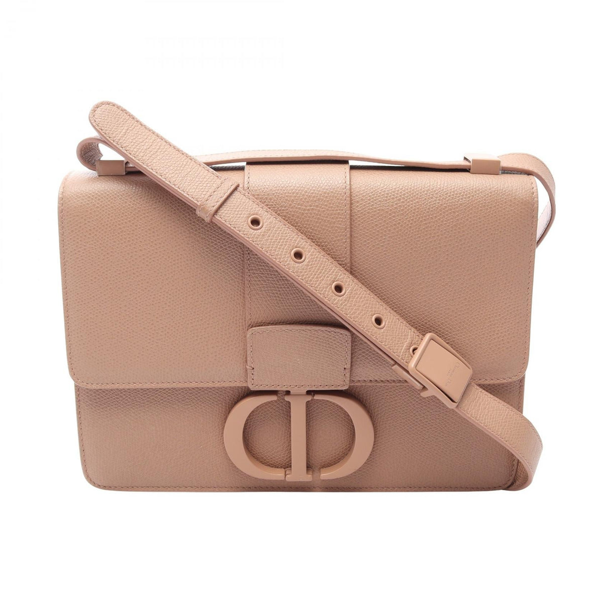 Preloved Dior 30 MONTAIGNE Shoulder Bag Pink leather 2101220244491