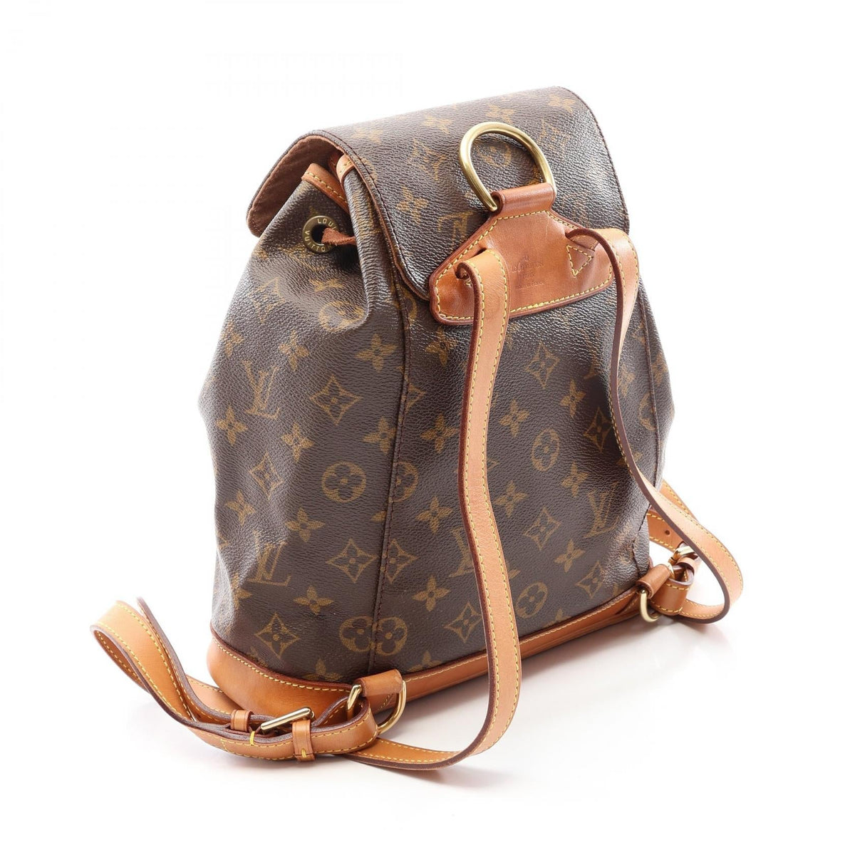 Preloved LOUIS VUITTON MontsourisMM Monogram Brown Rucksack Backpack M51136 2101220286613