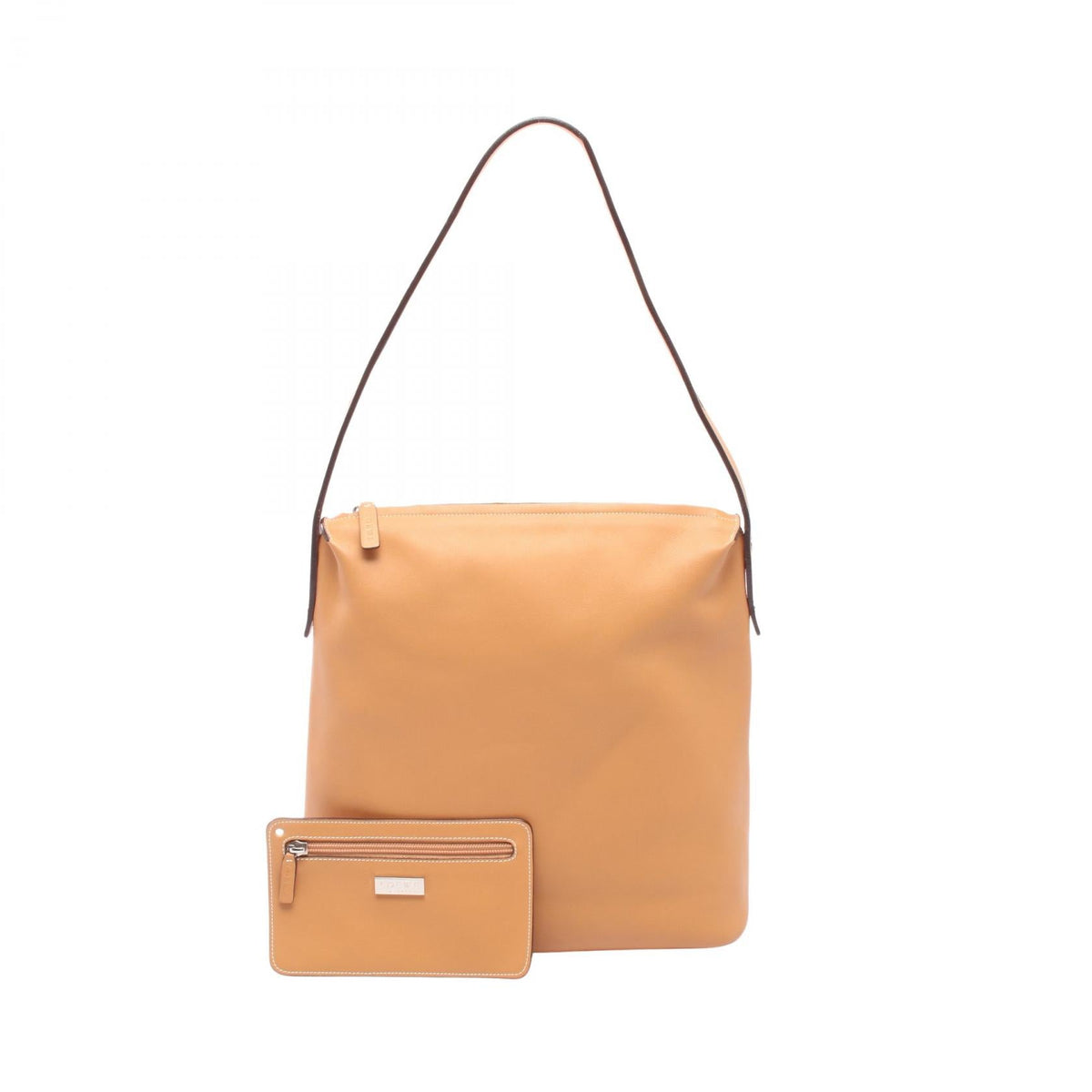 Preloved LOEWE Shoulder Bag Beige leather 2101220281434