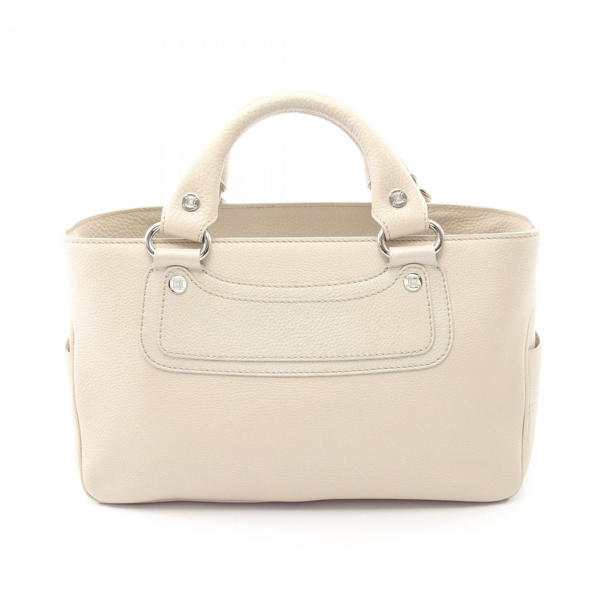 Preloved CELINE Boogie bag Handbag White leather 2101219480237