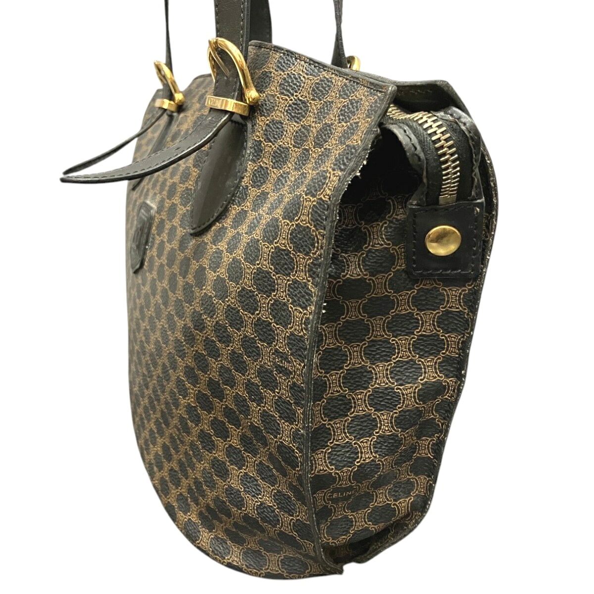 Celine Macadam PVC Leather Shoulder Bag