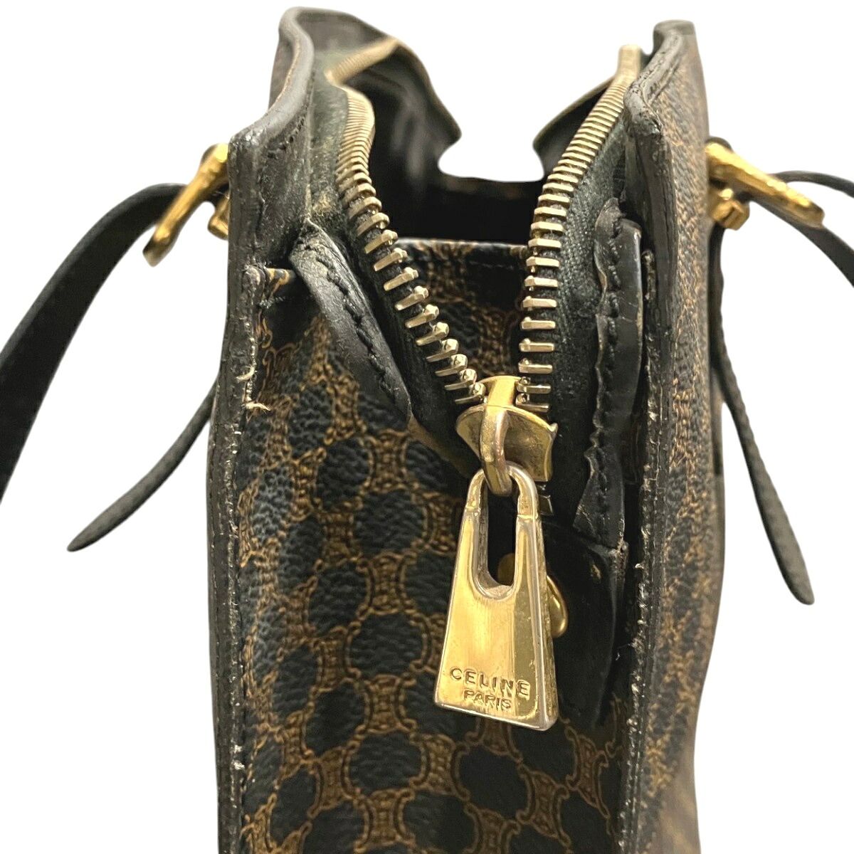 Celine Macadam PVC Leather Shoulder Bag