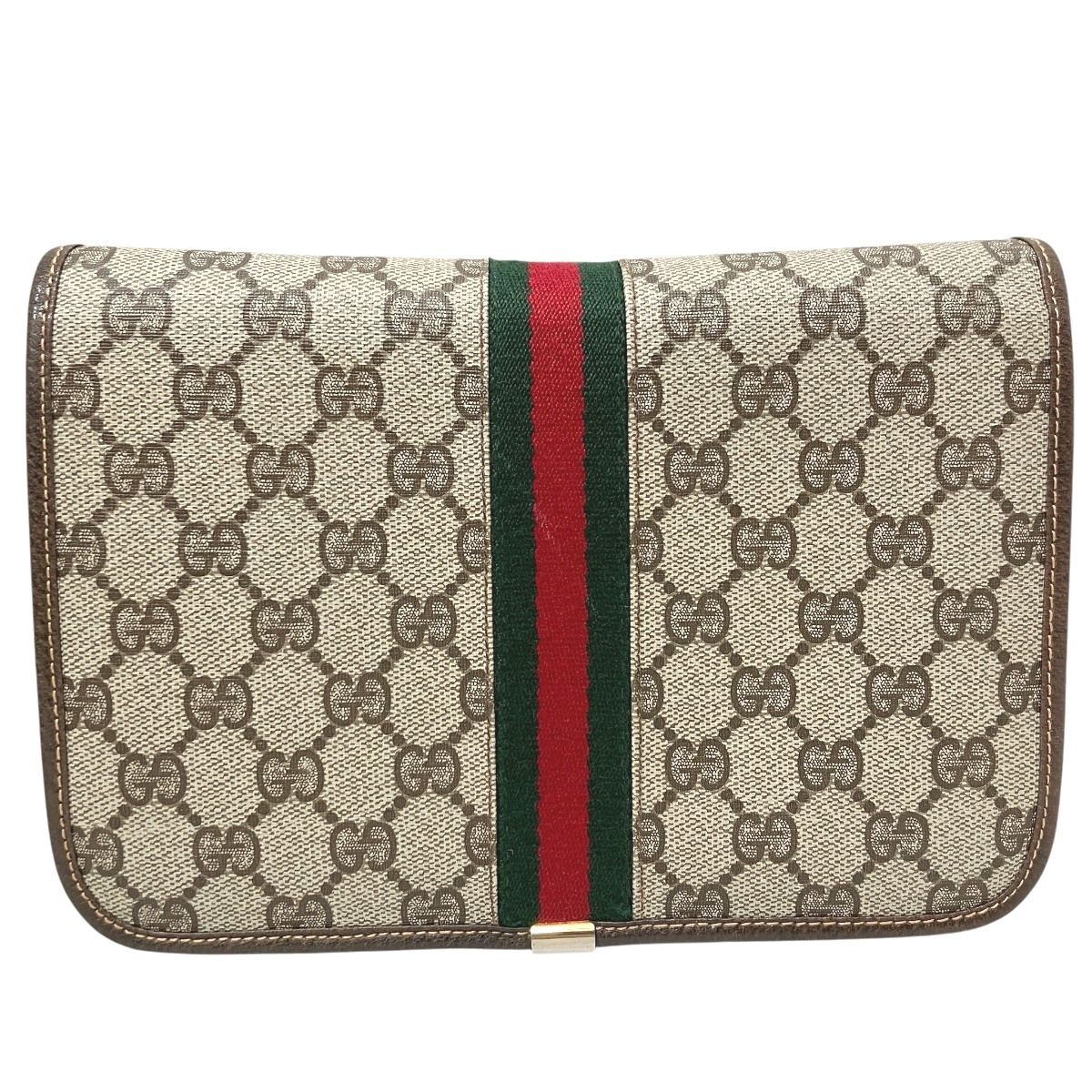 Gucci Sherry Line Old Gucci PVC Shoulder Bag