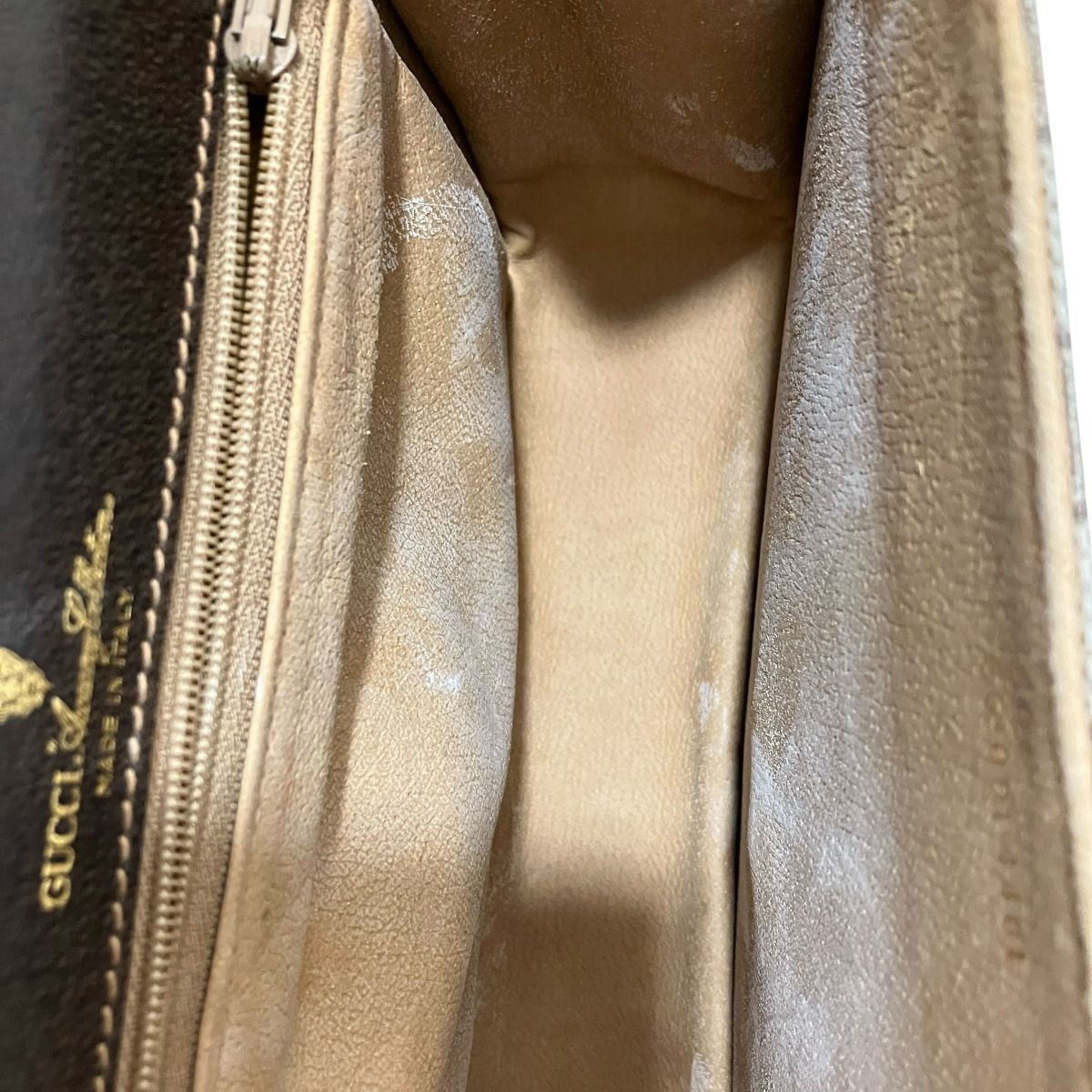 Gucci Sherry Line Old Gucci PVC Shoulder Bag
