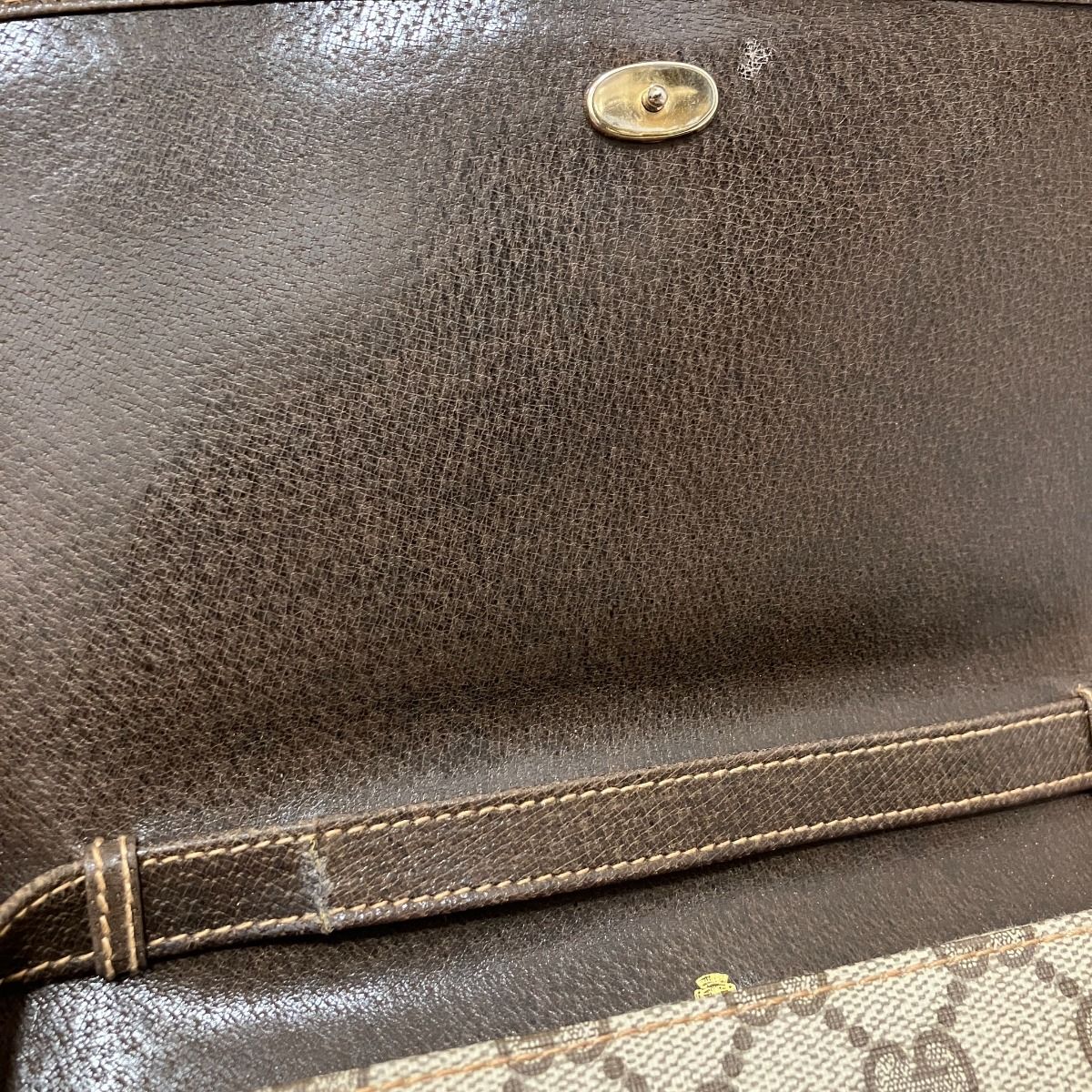 Gucci Sherry Line Old Gucci PVC Shoulder Bag