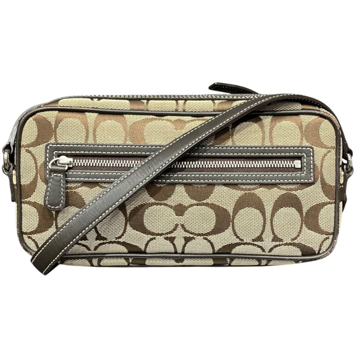 COACH Signature Canvas Shoulder Bag