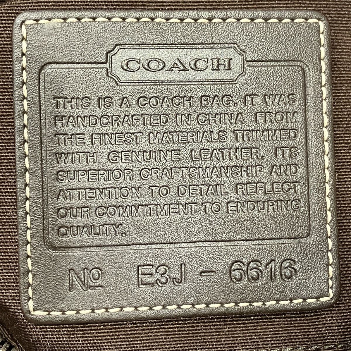 COACH Signature Canvas Shoulder Bag