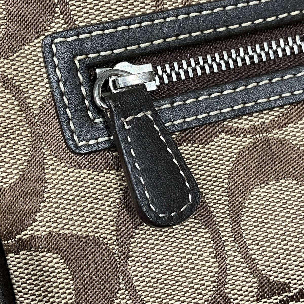 COACH Signature Canvas Shoulder Bag