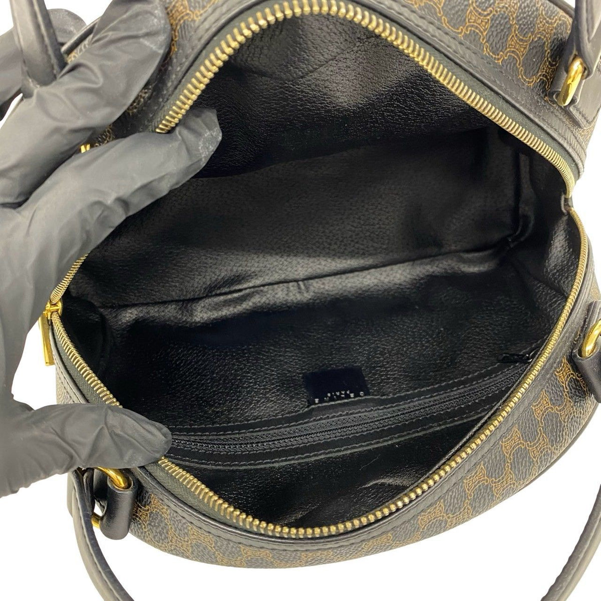 Celine Macadam Blazon PVC Leather Handbag