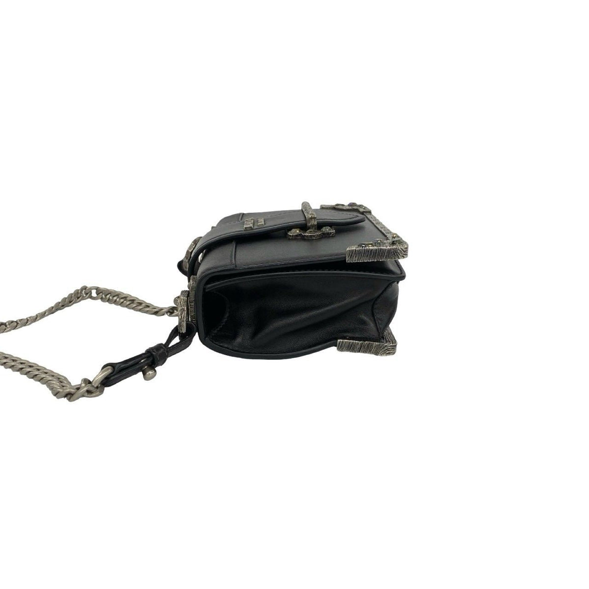 Prada Cahier Leather Chain Mini Shoulder Bag