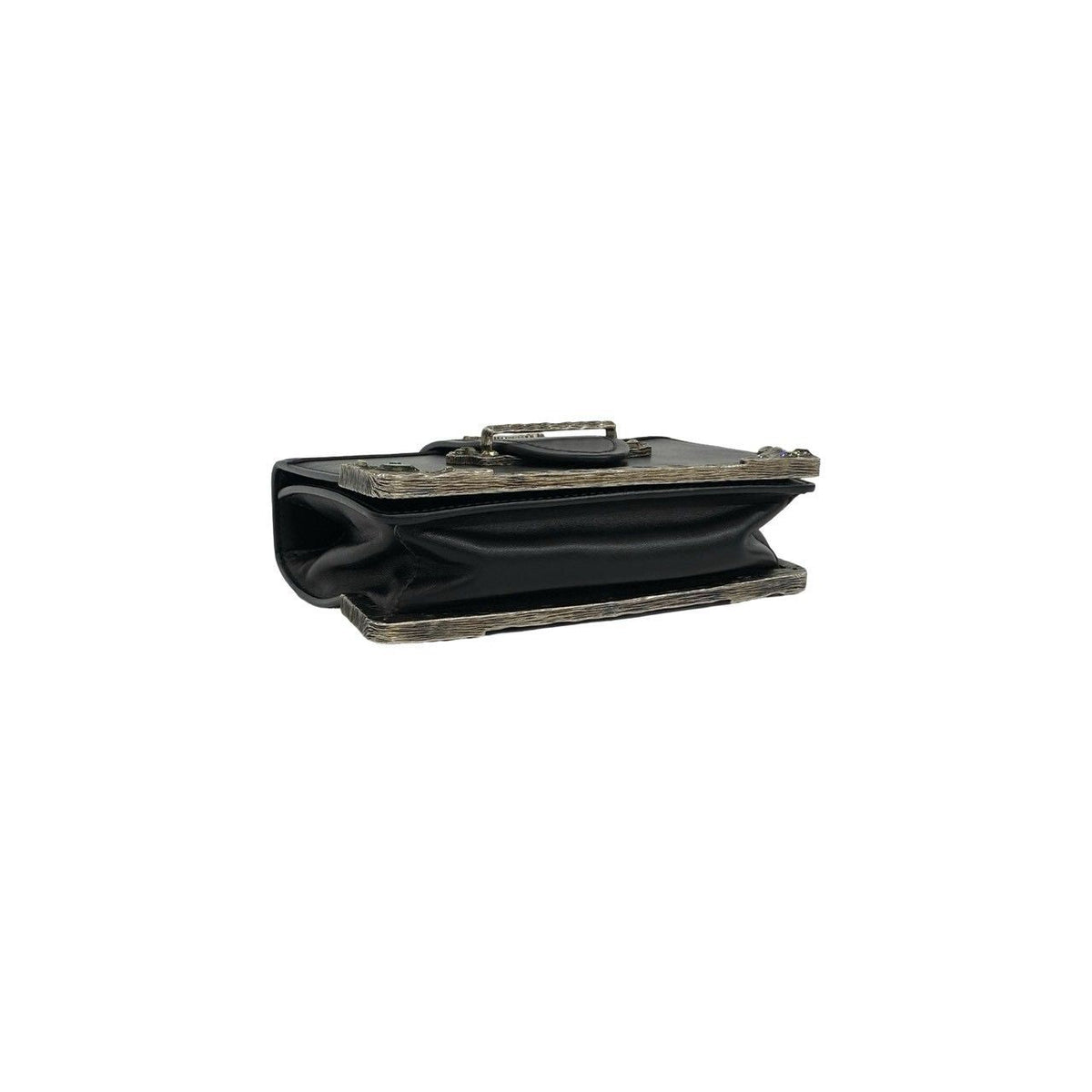 Prada Cahier Leather Chain Mini Shoulder Bag