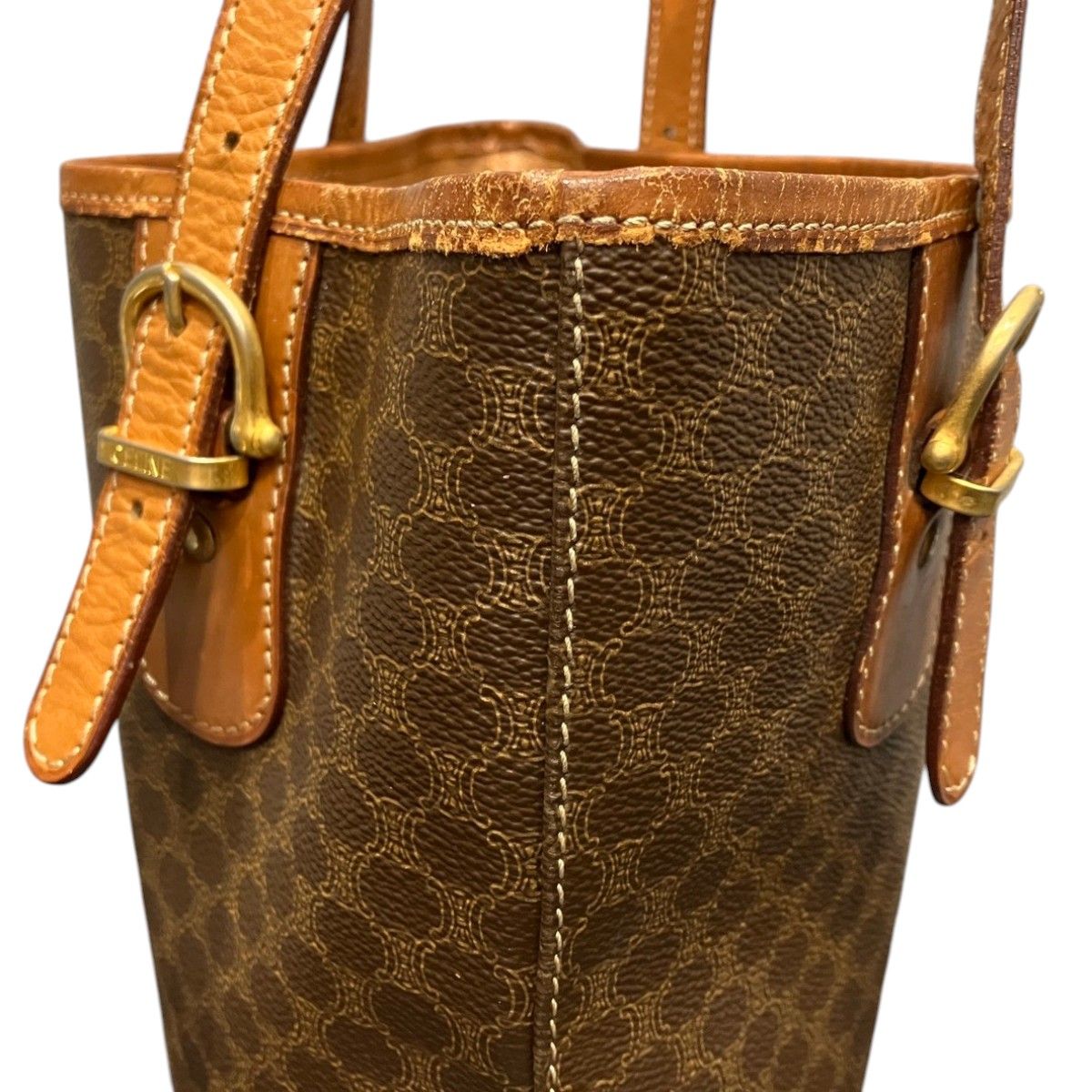 CELINE Macadam PVC Leather Tote Bag