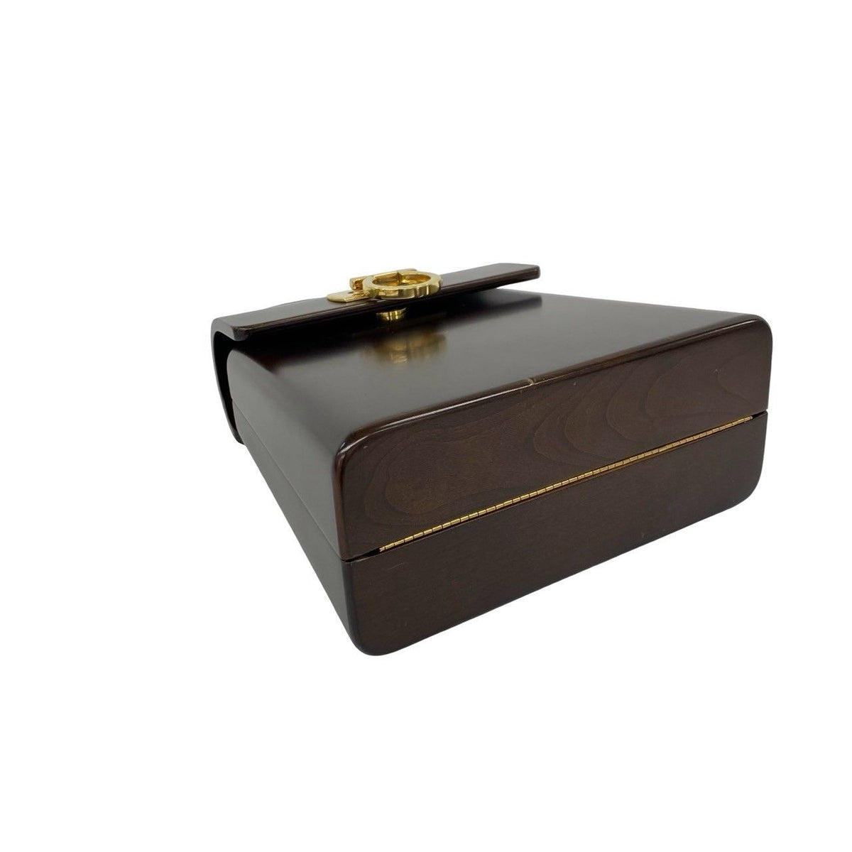 Salvatore Ferragamo Gancini Wood Handbag