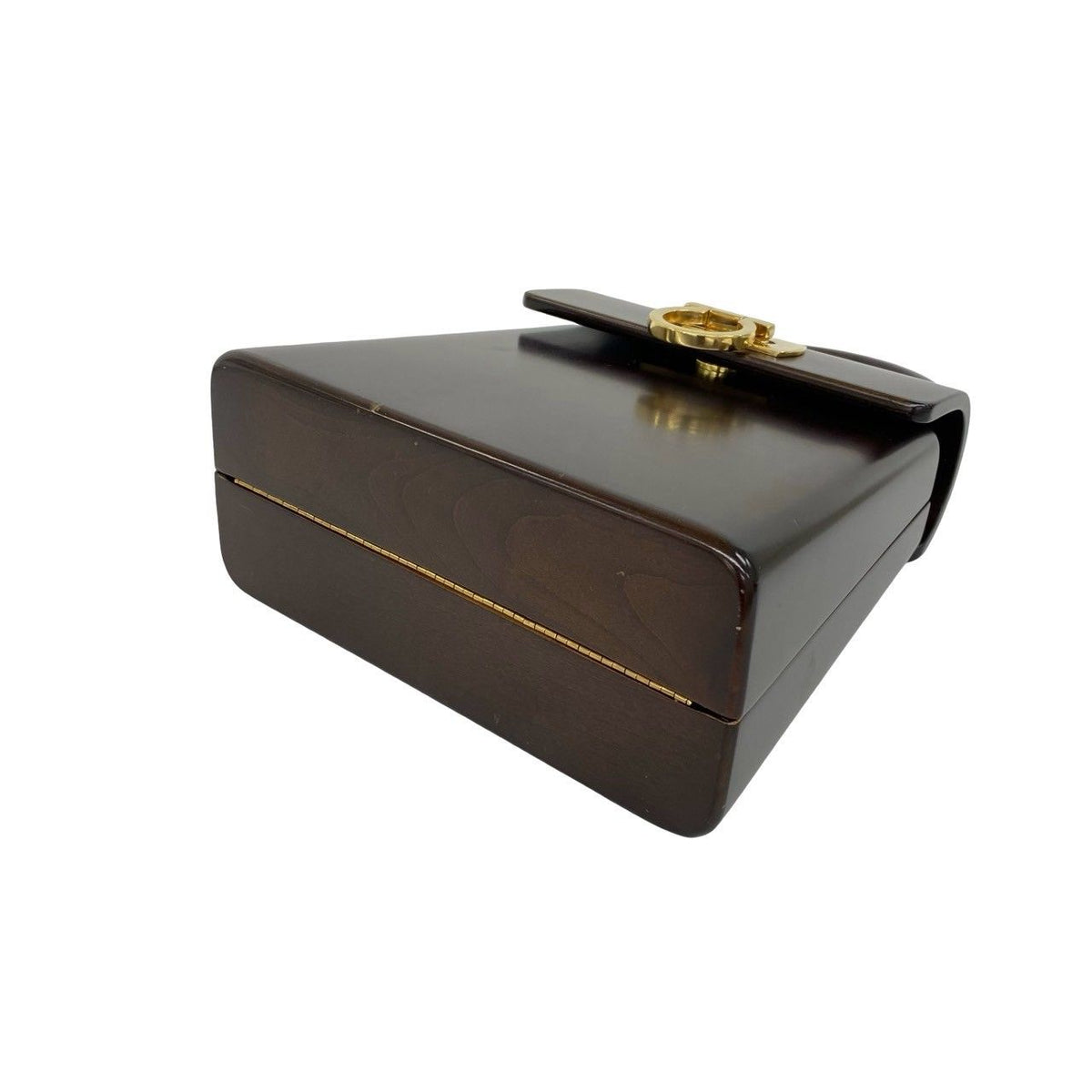 Salvatore Ferragamo Gancini Wood Handbag