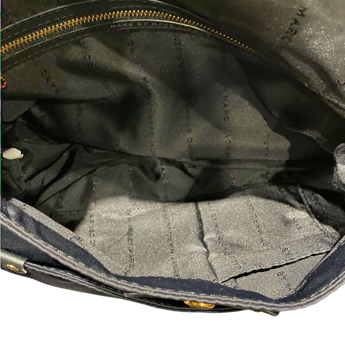 MARC JACOBS Nylon Leather Shoulder Bag