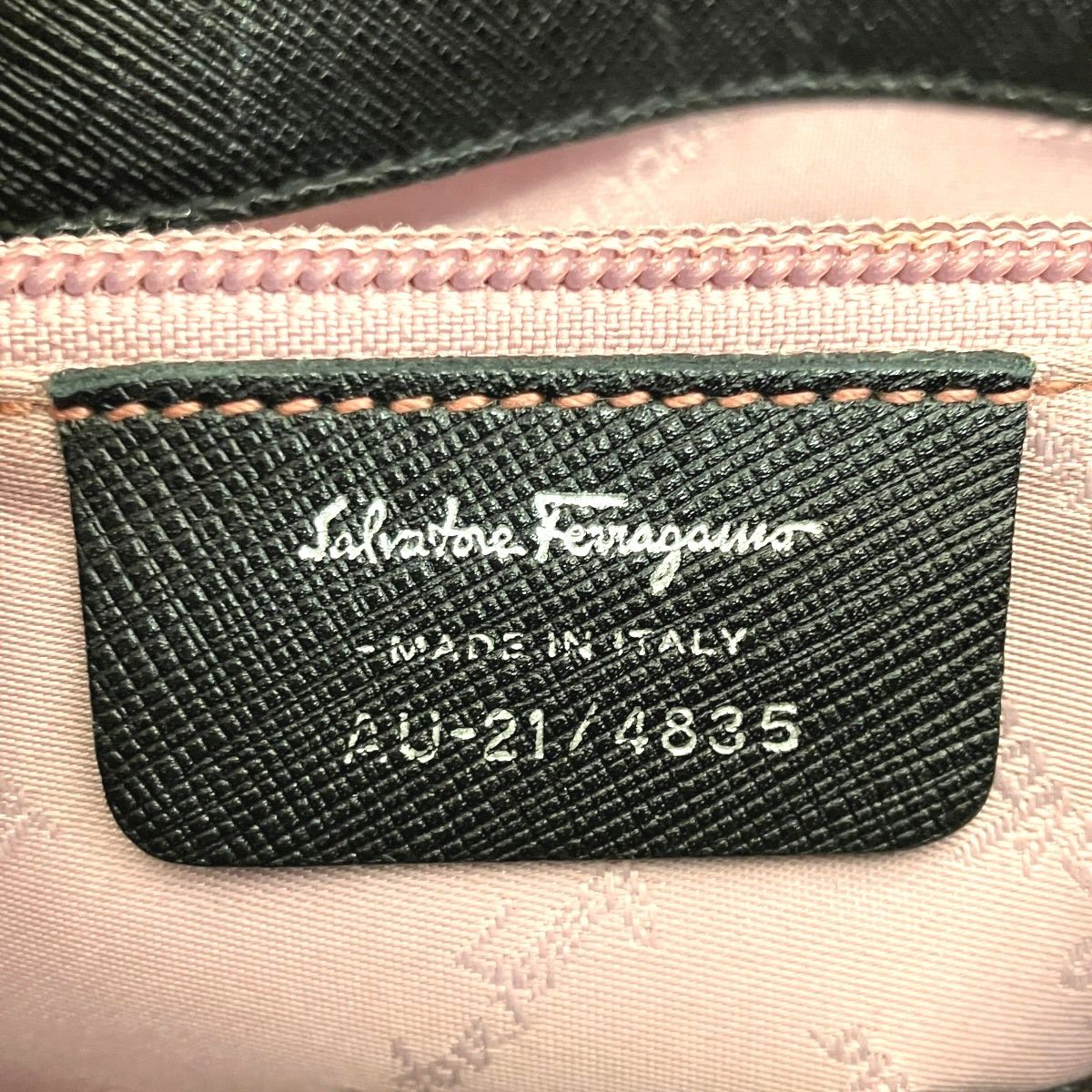 Salvatore Ferragamo Gancini Leather Handbag