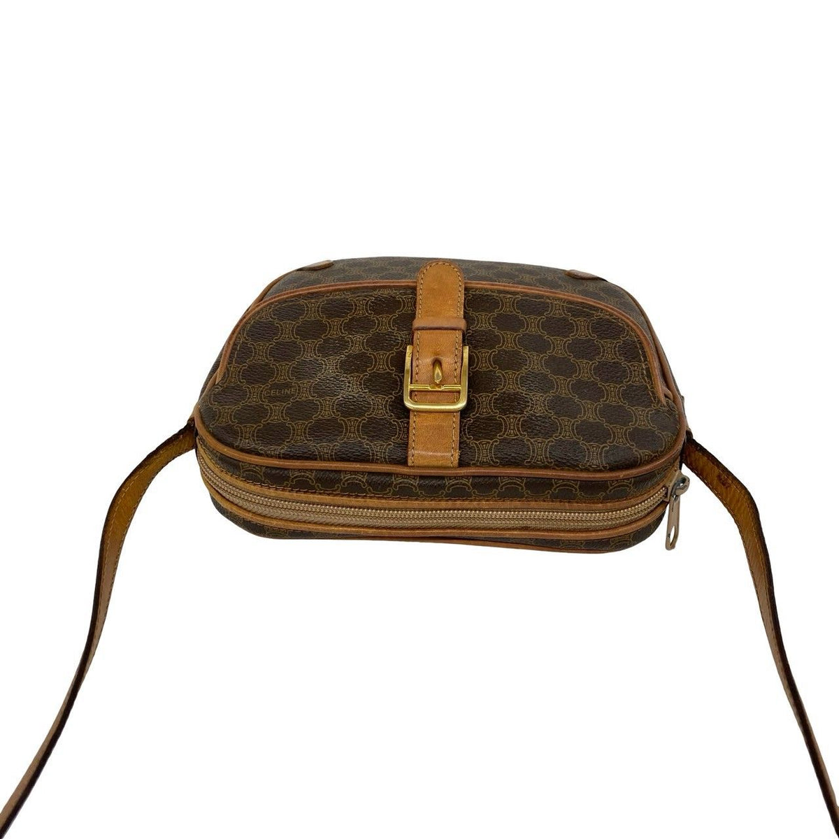 Celine Macadam Blazon PVC Leather Shoulder Bag