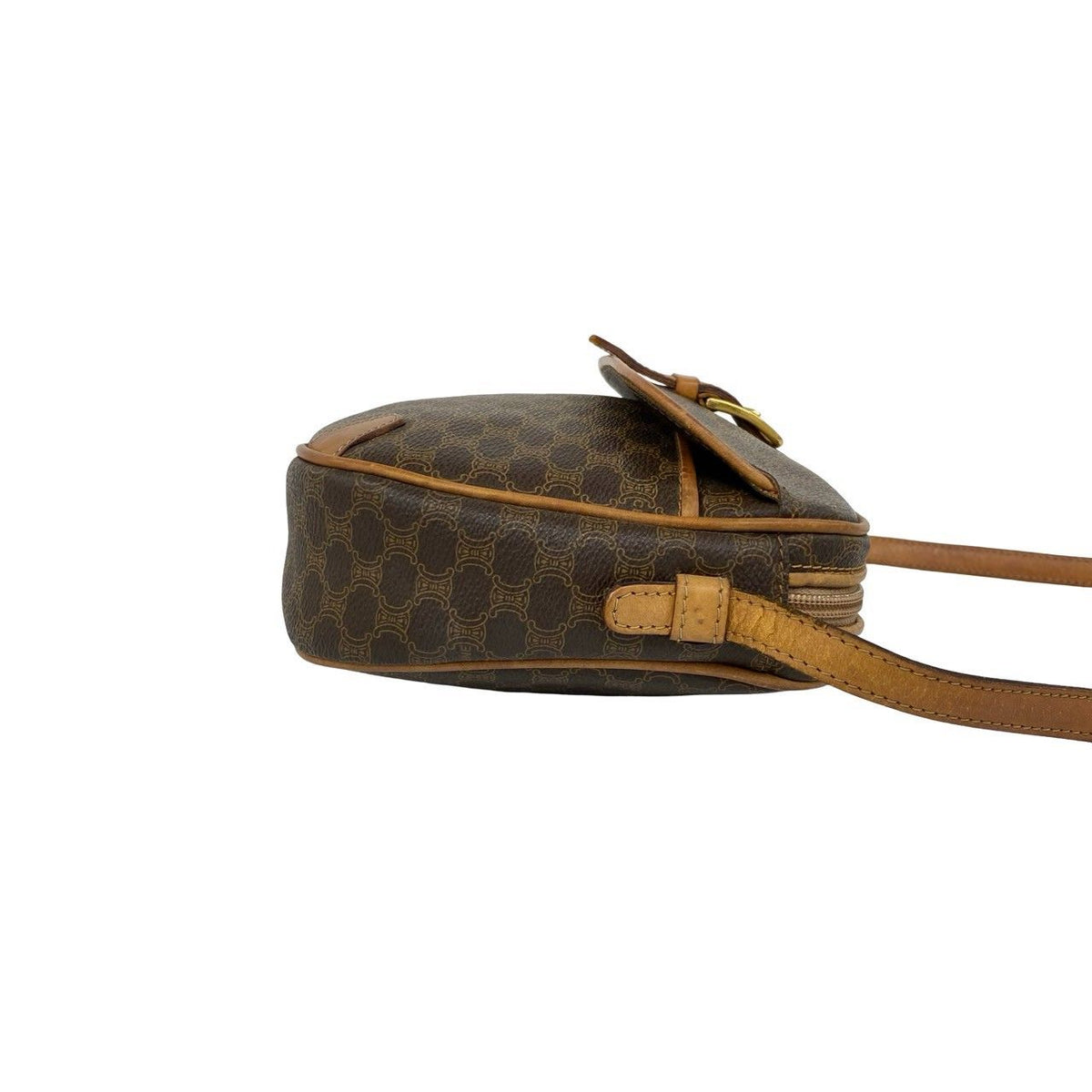 Celine Macadam Blazon PVC Leather Shoulder Bag