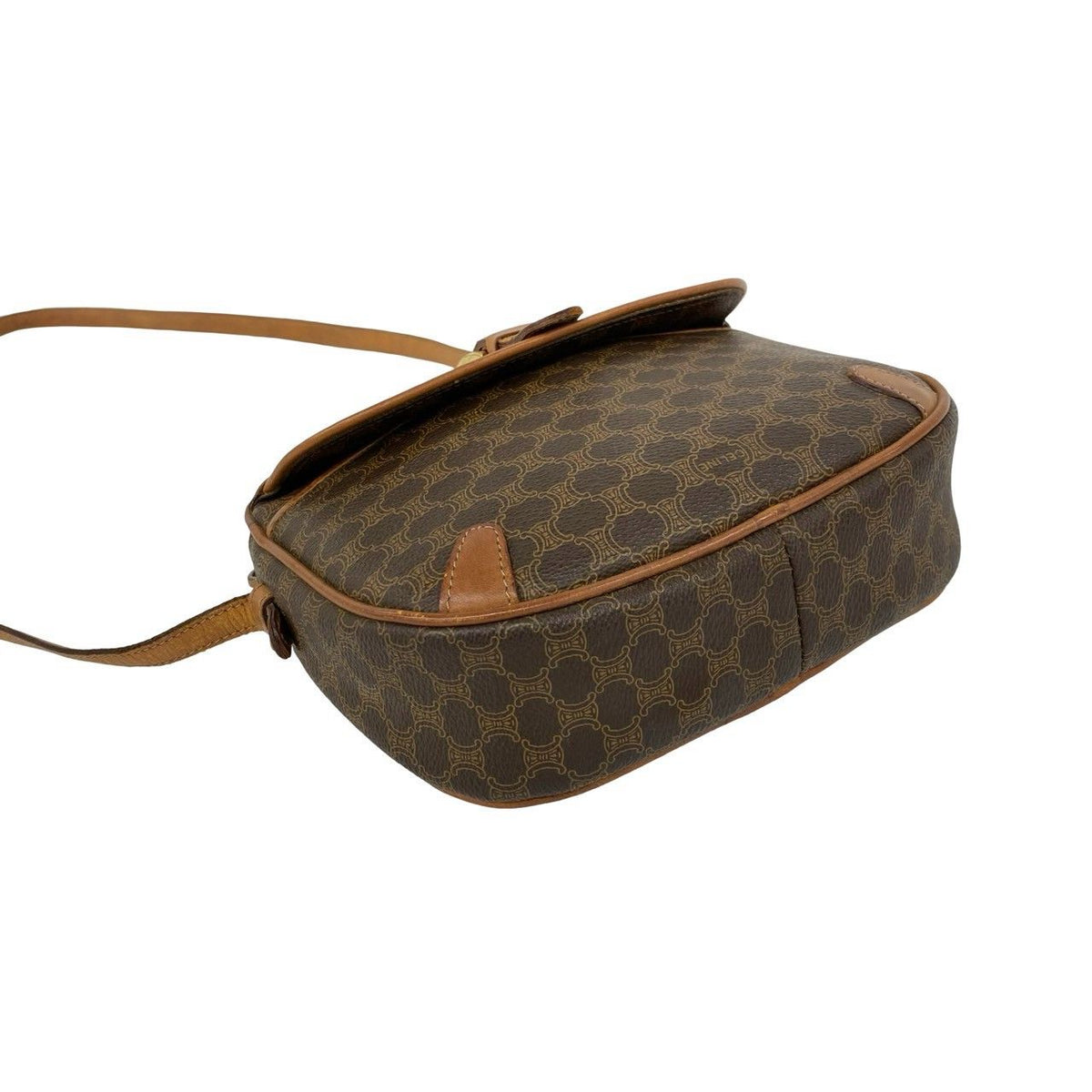Celine Macadam Blazon PVC Leather Shoulder Bag