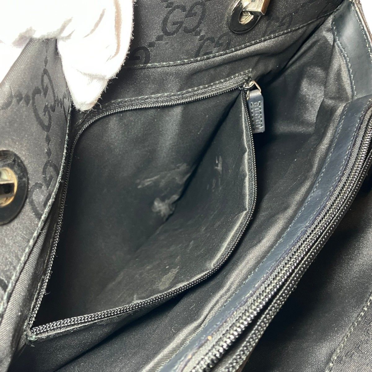Gucci Bamboo GG Nylon Tote Bag