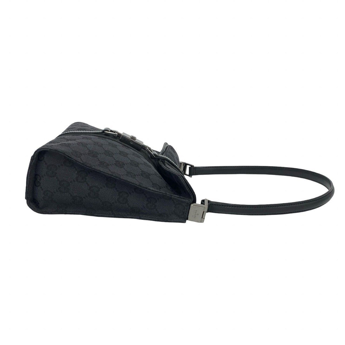 Gucci Jackie Canvas Leather Shoulder Bag