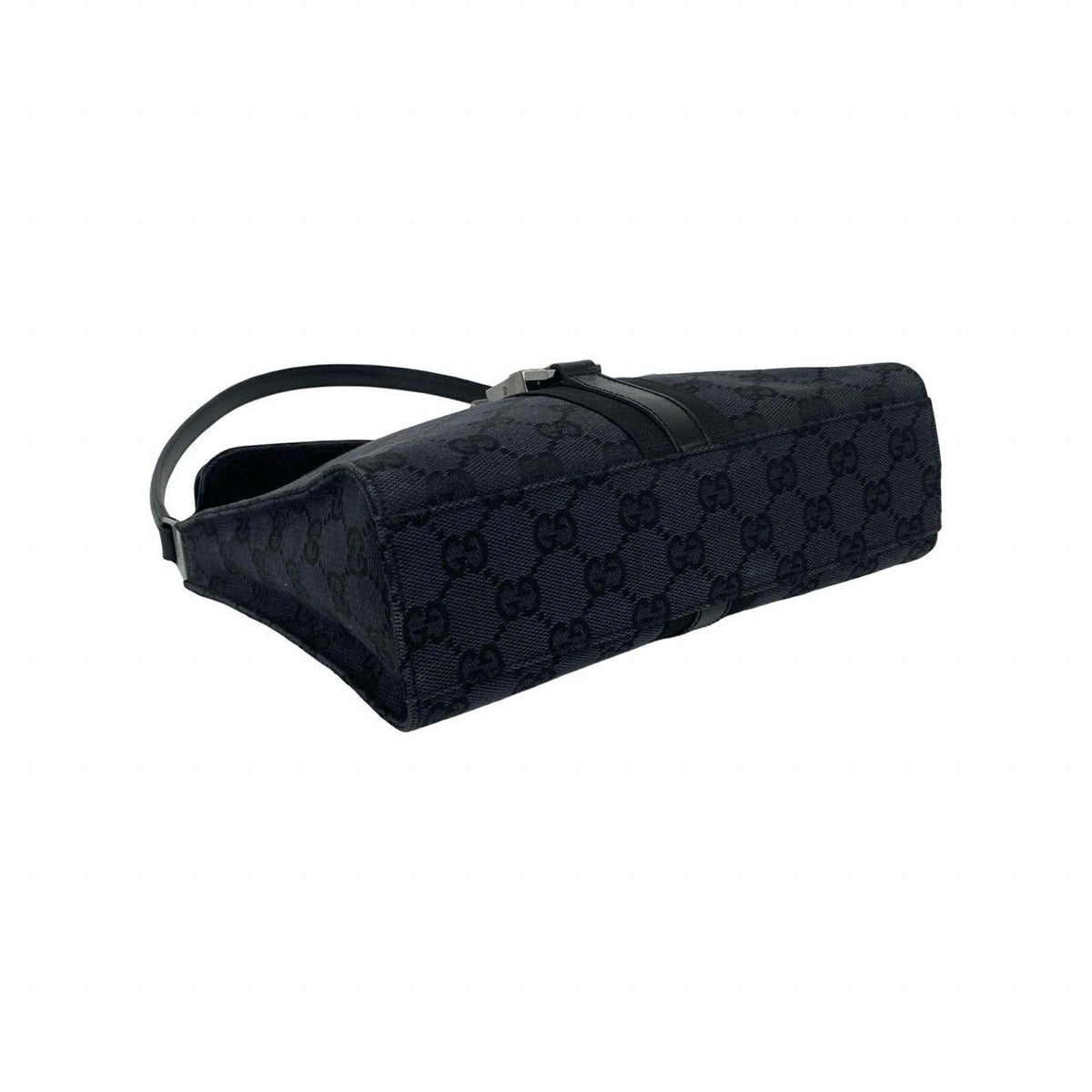 Gucci Jackie Canvas Leather Shoulder Bag