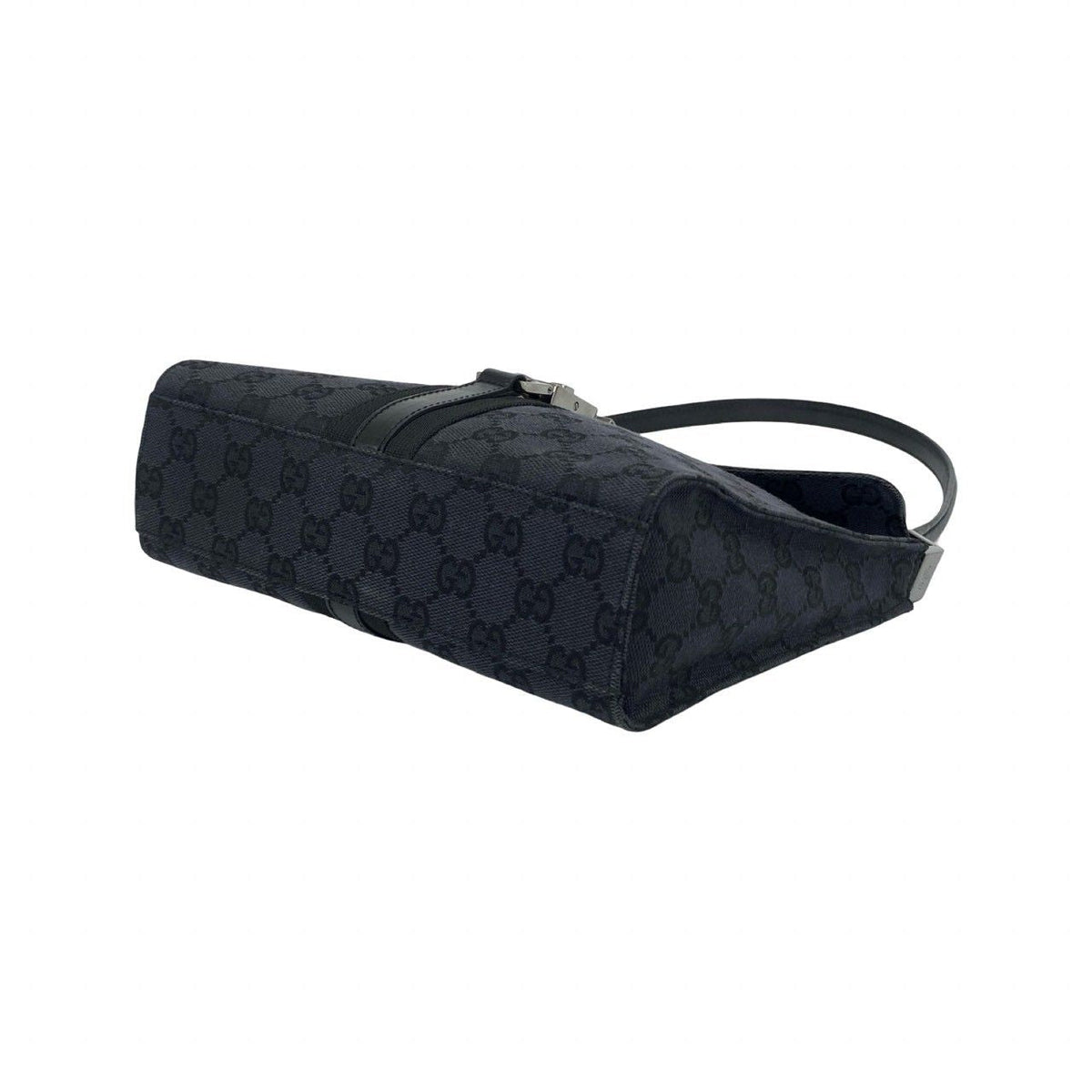 Gucci Jackie Canvas Leather Shoulder Bag
