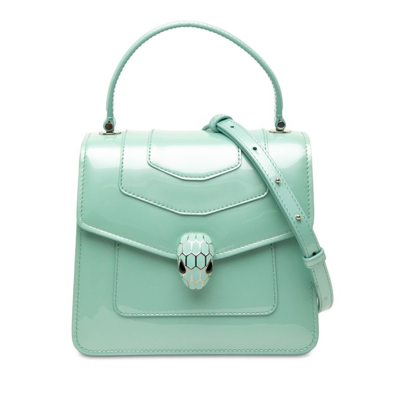 Bvlgari Serpenti Forever Enamel 2way Shoulder Bag