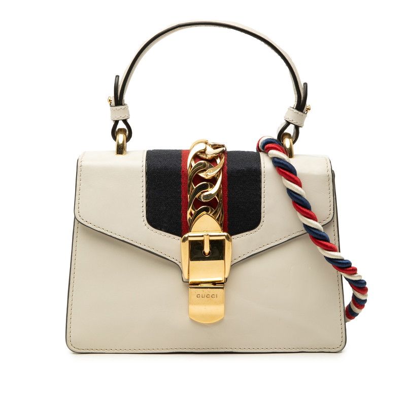 Gucci Sylvie Shearling Line Leather 2way Bag