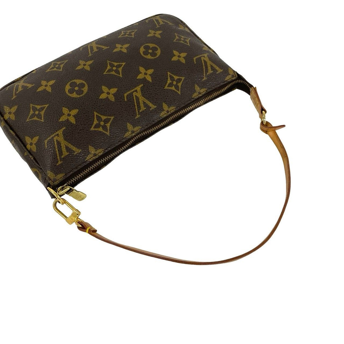 Louis Vuitton Pochette Accessoires Monogram Leather Handbag