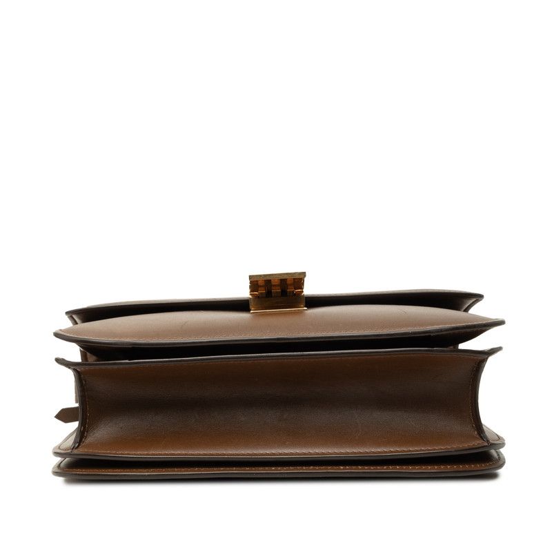 CELINE Classic Box Leather Shoulder Bag