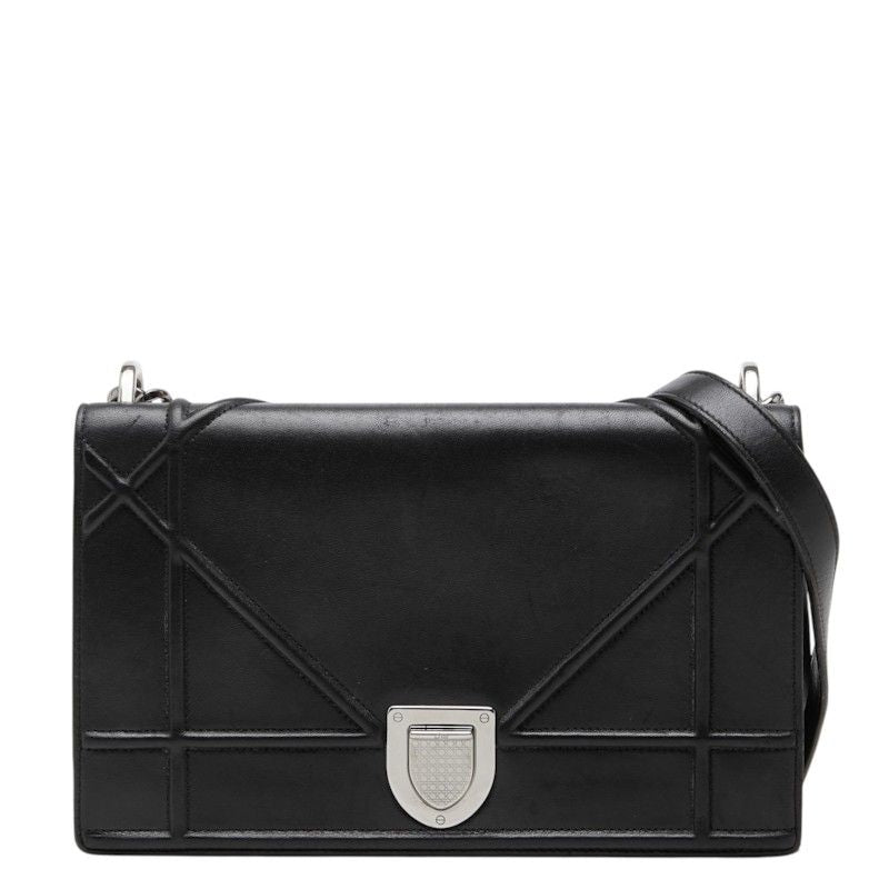 Dior DIORAMA Leather Chain Shoulder Bag