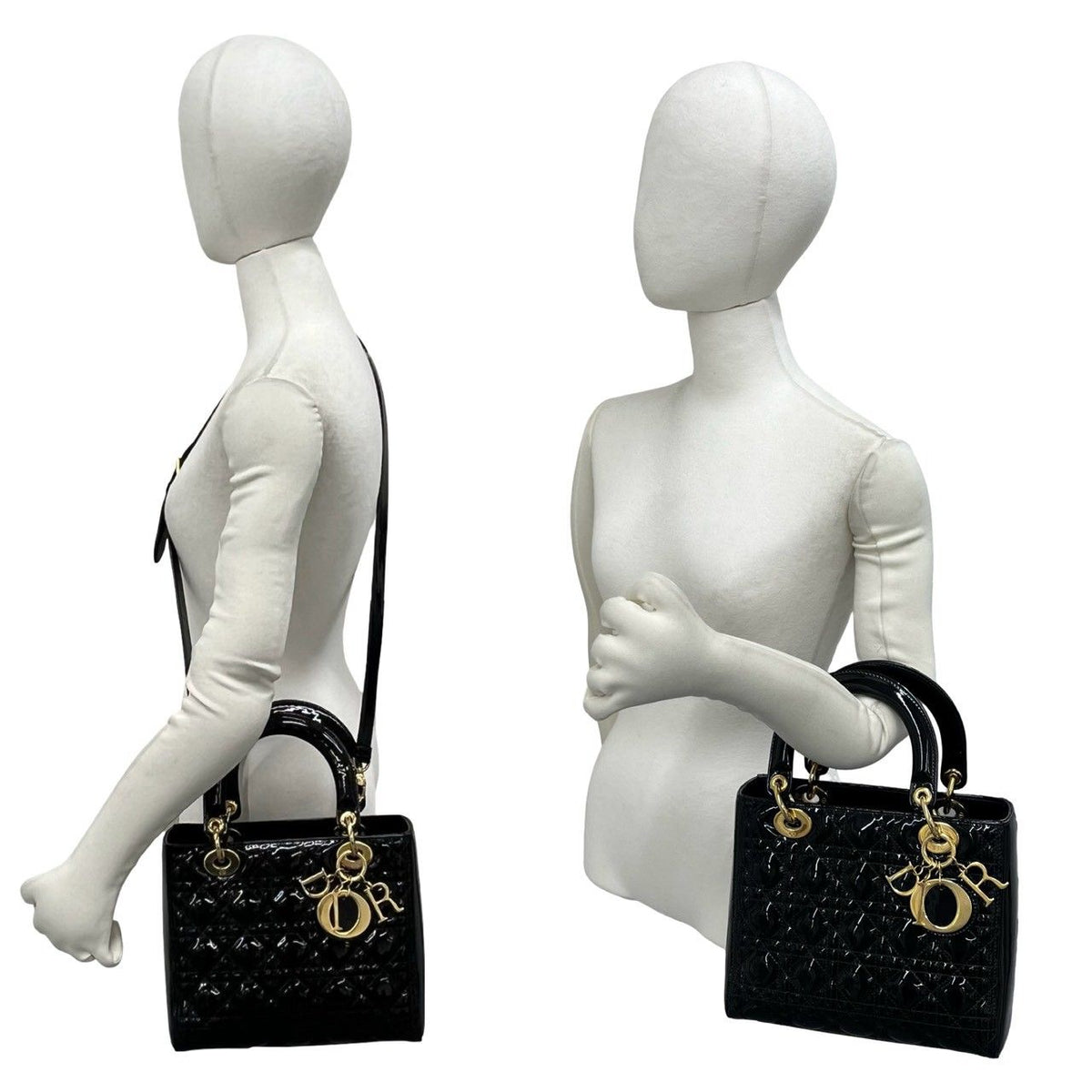 Christian Dior Lady Dior Leather 2way Bag