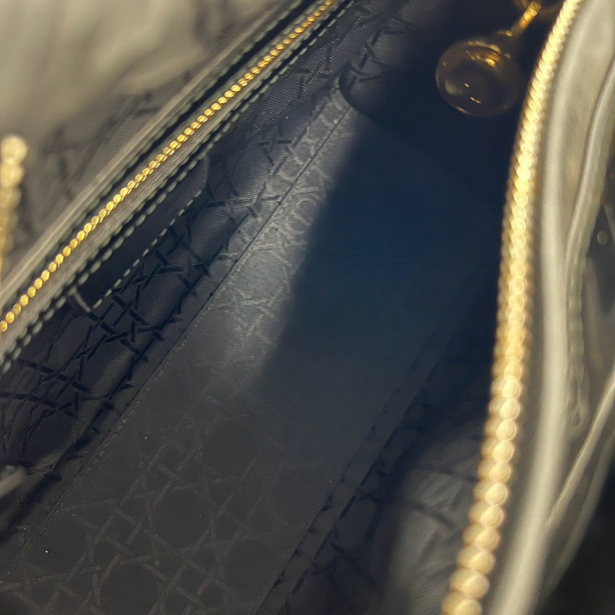 Christian Dior Lady Dior Leather 2way Bag