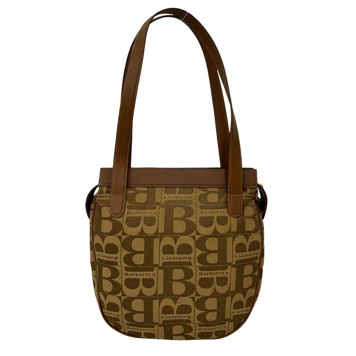 Burberry Canvas Leather Shoulder Bag