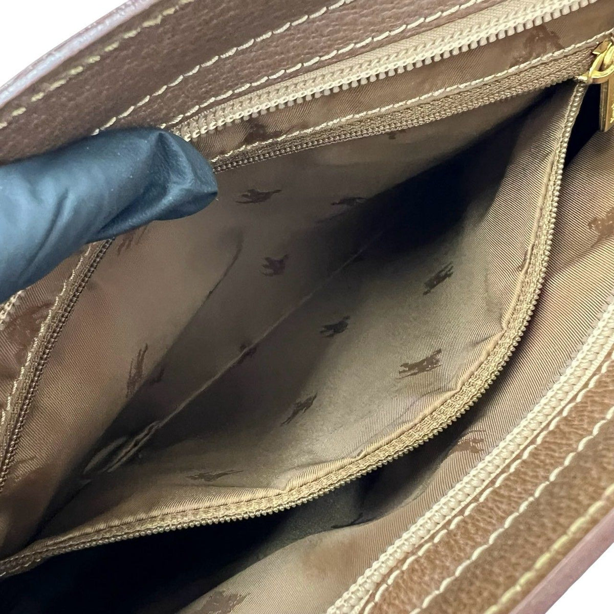 Burberry Canvas Leather Shoulder Bag