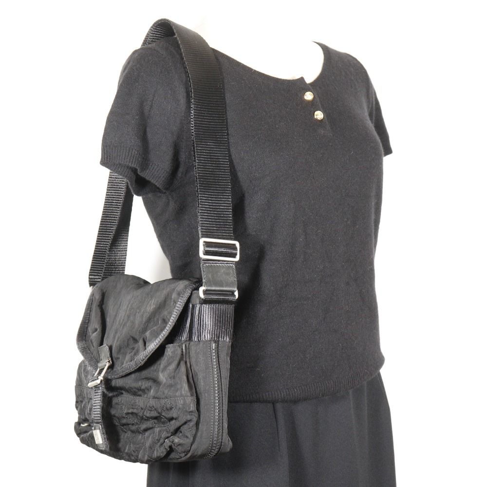 Chanel Sports Line Matelasse Nylon Shoulder Bag