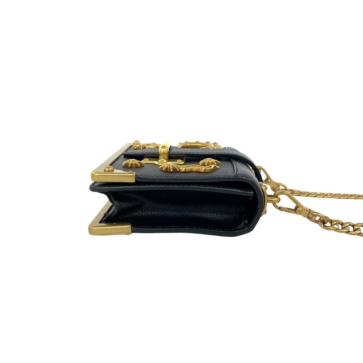 Prada Cahier Saffiano Leather Shoulder Bag